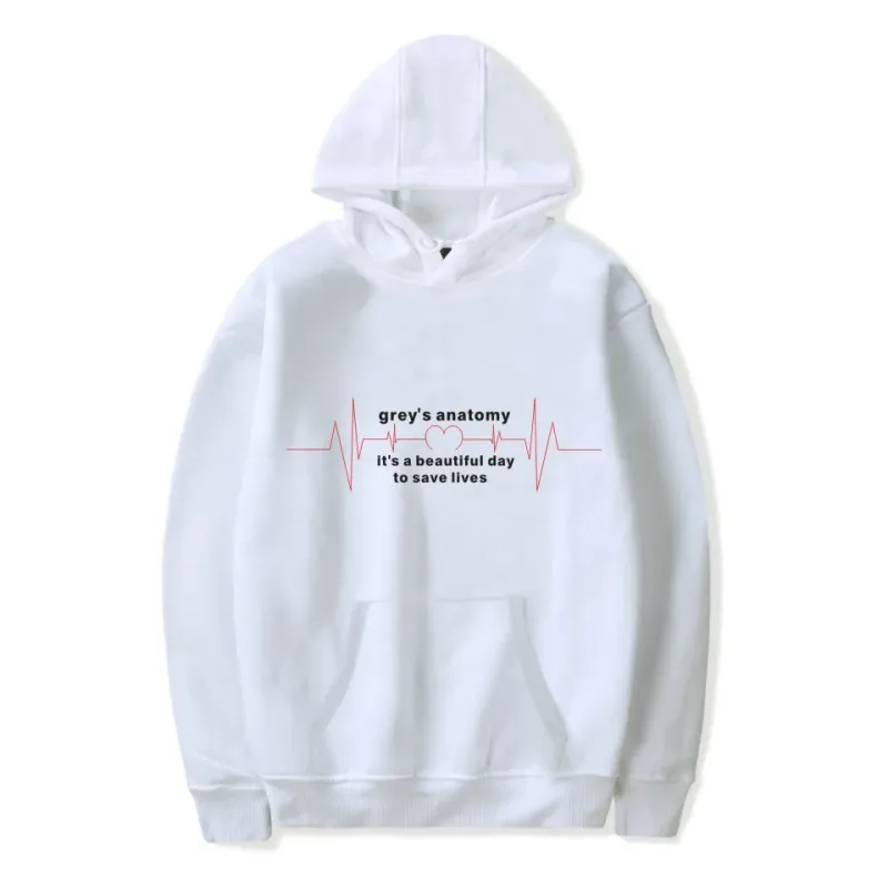 Harajuku Gray's Anatomy Tumblr Greys Anatomy moletom com capuz estampado moletom masculino/feminino confortável moletom adulto/criança — image 9