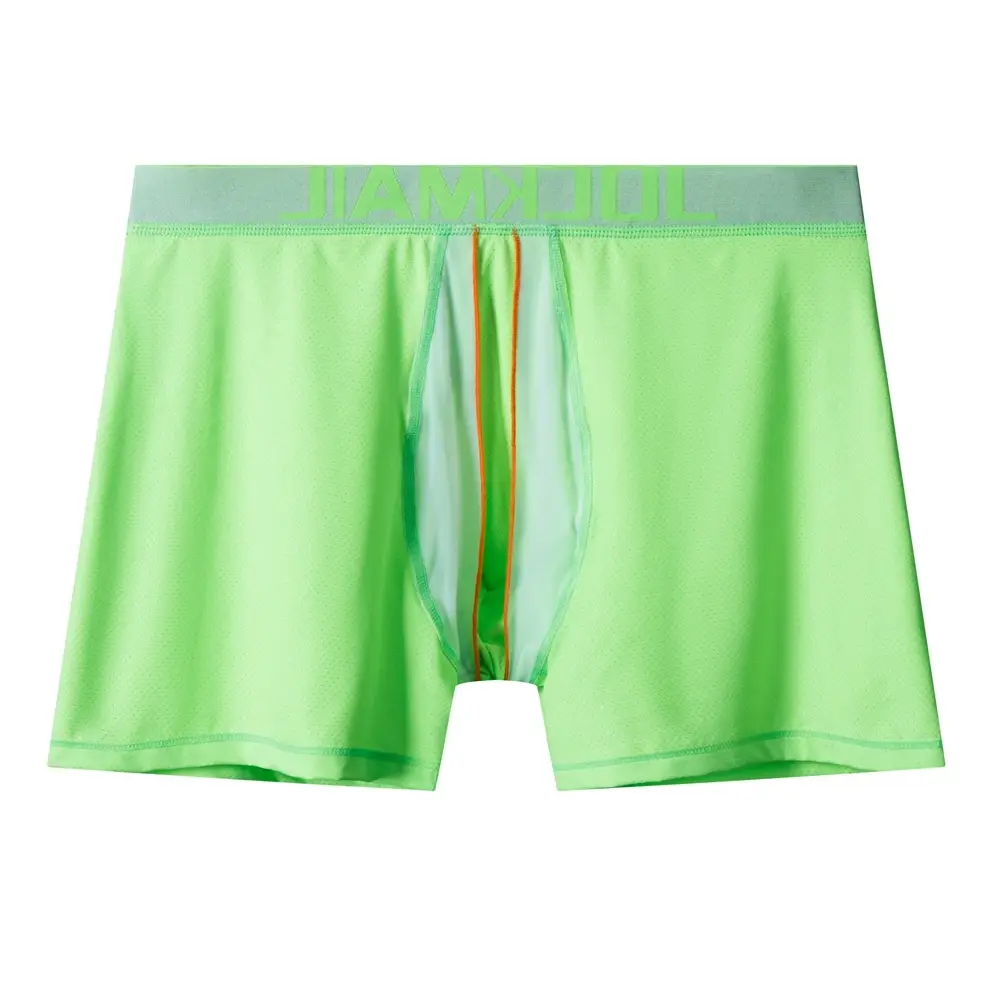 Sexy roupa interior masculina boxer 3d em forma de rede bolsa projetada painéis de malha respirável masculino boxershorts tronco cuecas masculinas — image 20