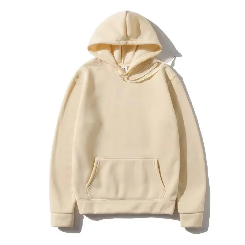Men's and Women's Solid Color Pocket Hoodies Sports Fitness Sweatshirts Fashionable Casual Pullovers Multi Color — image 19