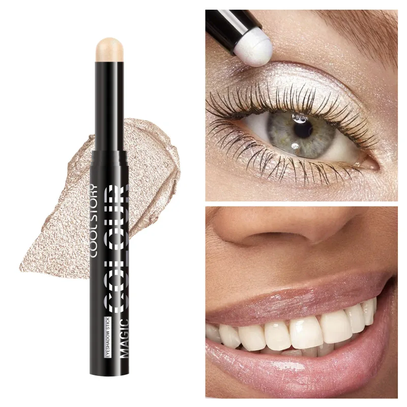 2 σε 1 Eyeshadow Lipstick Stick Pencil Waterproof Glitter Brighten Matte Eye Shadow Makeup Pigment Eyeshadow Pen — image 17