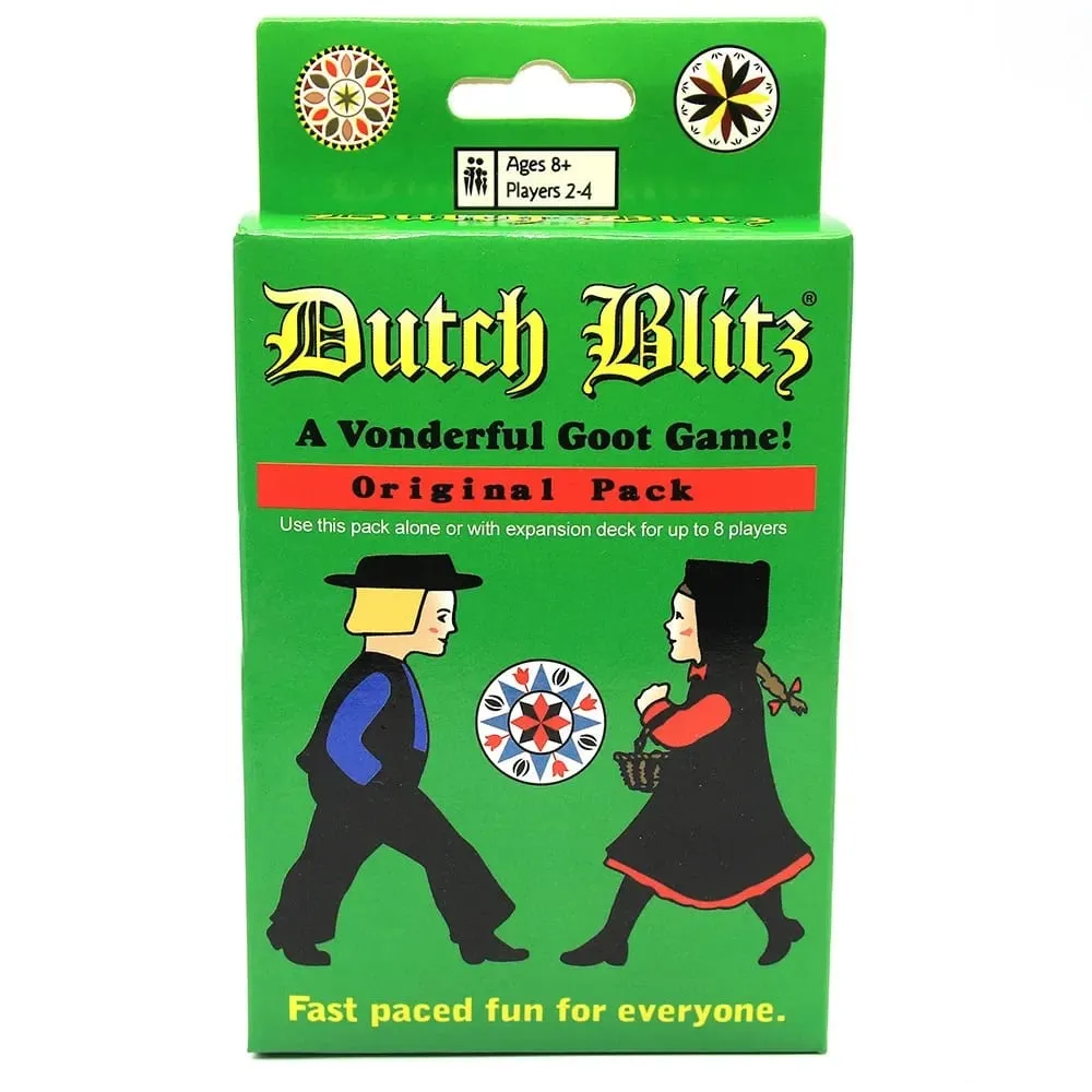 Dutch Blitz The Original Fast Paced Card Game Contains 160 Card Quick And Easy To Learn Great Family Game For Everyone For 2