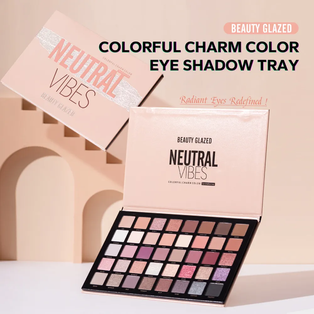 Matte 40 Colors Highlight Shimmer Eye Shadow Cosmetics Palette Glitter Eyeshadow palette — image 3