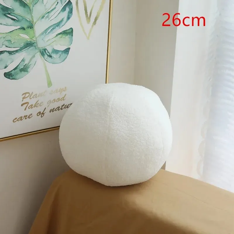 Coussin boule nordique de couleur unie, fleur en peluche, oreiller pour canapé, taille, bureau, jouet pour enfant, cadeaux, décoration de la maison, nouvelle collection — image 10