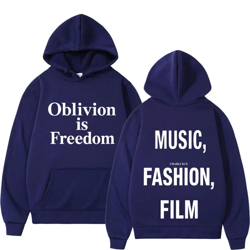 XCX Album Musik Fashion Film Tour 2026 Hoodie Cetak Pria Wanita Fashion Pullover Kasual Hip-Hop Kaus Hadiah Penggemar