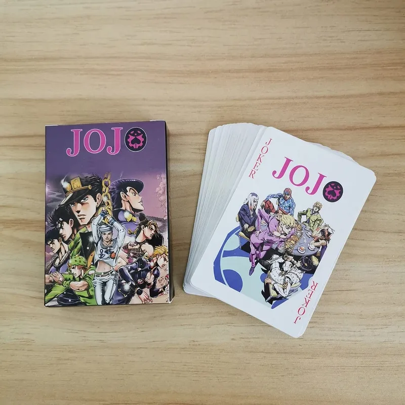 Cosplay Társasjáték Kártyák Joseph Joestar Kujo Jotaro Josuke Keményfedeles pókerjáték ajándék dobozzal — image 8