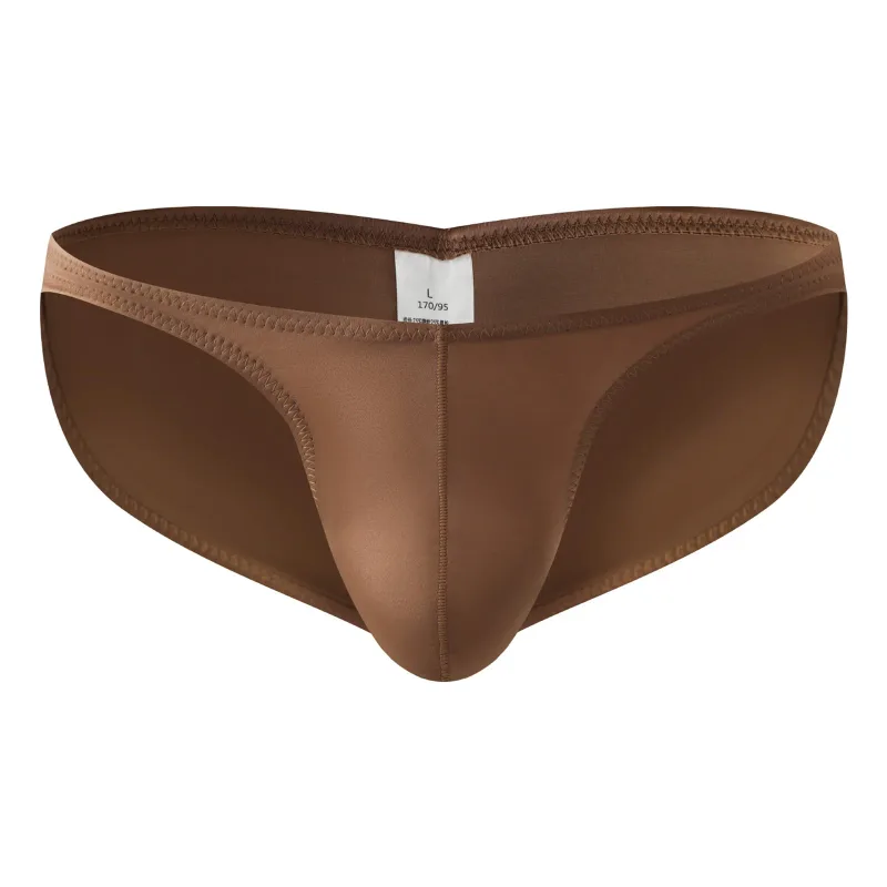 Cuecas de ginástica masculinas de cintura baixa, roupa íntima de cetim suave para treinamento esportivo, musculação, ultrafina, secagem rápida, treino de fitness, levantamento de bunda