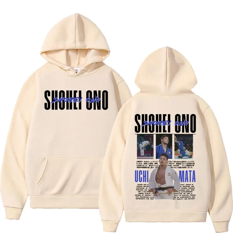 Limited Shohei Ono Vintage Graphics Hoodies Men's Women Harajuku Gothic Classic Sweatshirts High Quality Casual Hooded Pullovers — image 6