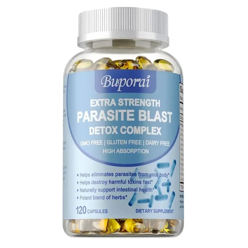 Parasite Blast Detox Complex – Támogatja a bélrendszer egészségét Eltünteti a parazitákat Elősegíti az anyagcserét és erősíti az immunitást — image 9