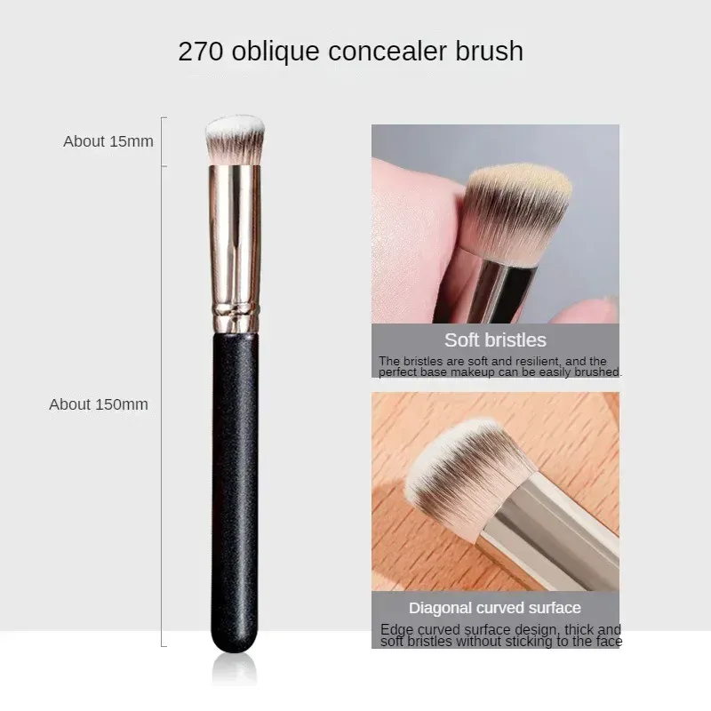 170/270/370 מברשות איפור Powder Foundation Concealer BB Cream Brush Blush Concealer Foundation נוזלי מברשות איפור פנים