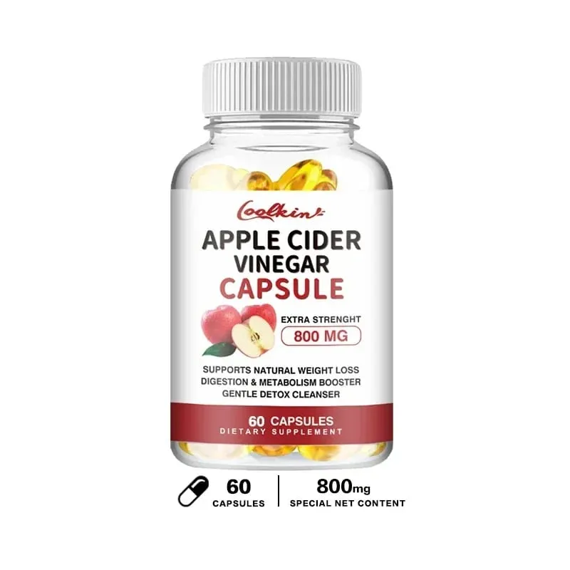 Apple Cider Vinegar Capsules - Fat Burning Appetite Suppressant Weight Management DetoxSupplements — image 8