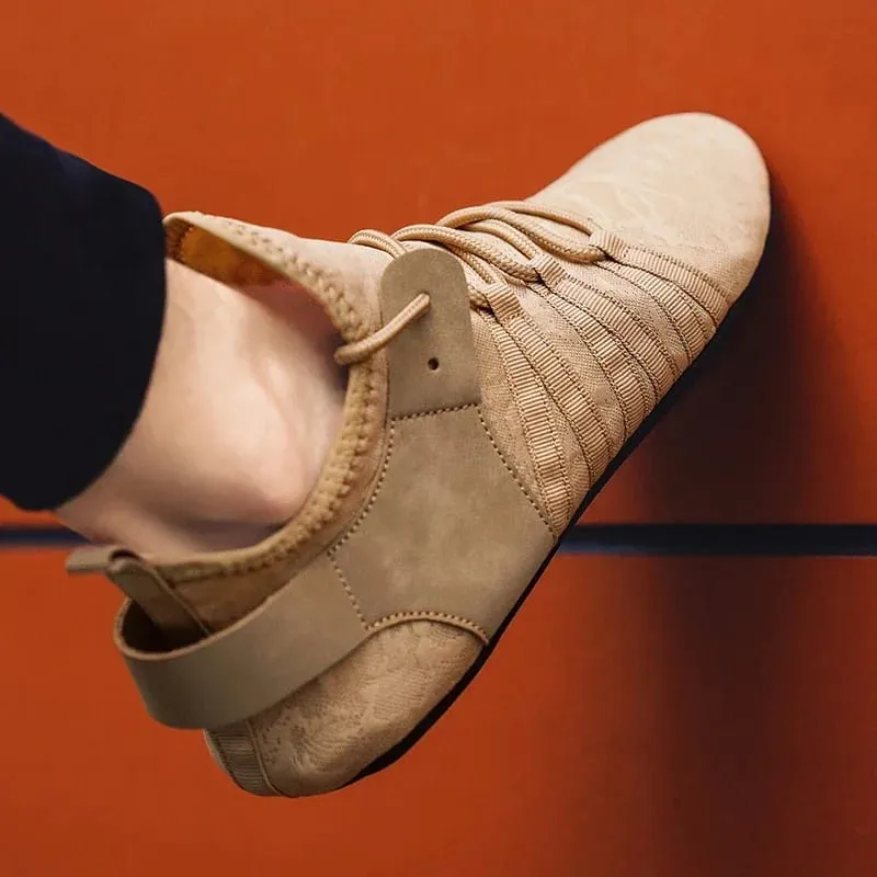 Ανδρικά παπούτσια Casual Flat Παπούτσια Ανδρικά Ελαφρύ Άνετο Λεπτό Κάτω Κορδόνι Ανδρικά Παπούτσια Οδήγησης Παπούτσια για περπάτημα Ανδρικά υποδήματα