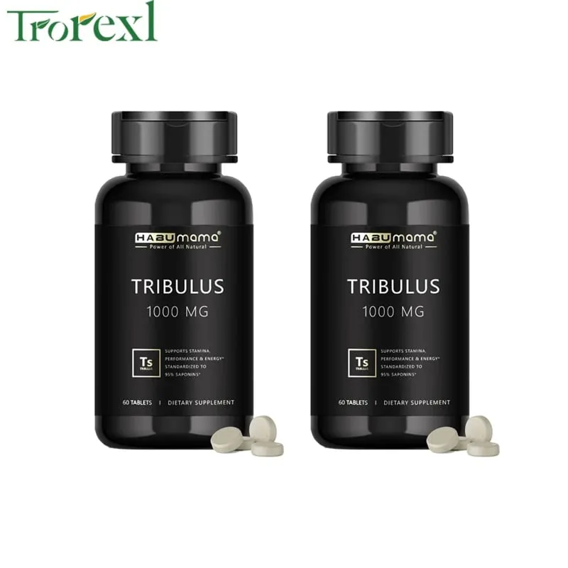 High Purity Tribulus Terrestris Pills Male Enhancing Supplement Boosts Energy Stamina & Fast Acting 60 tablets