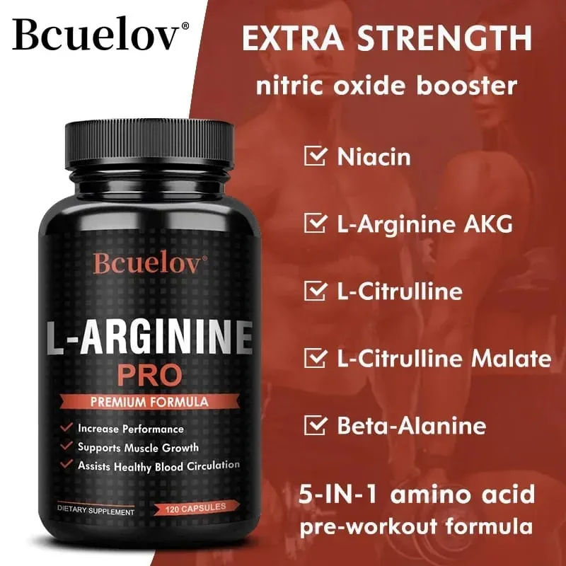 Best Male Enlargement Capsules – Nitric Oxide Supplement Male Energy Size Endurance Performance Muscle Enhancement — image 6
