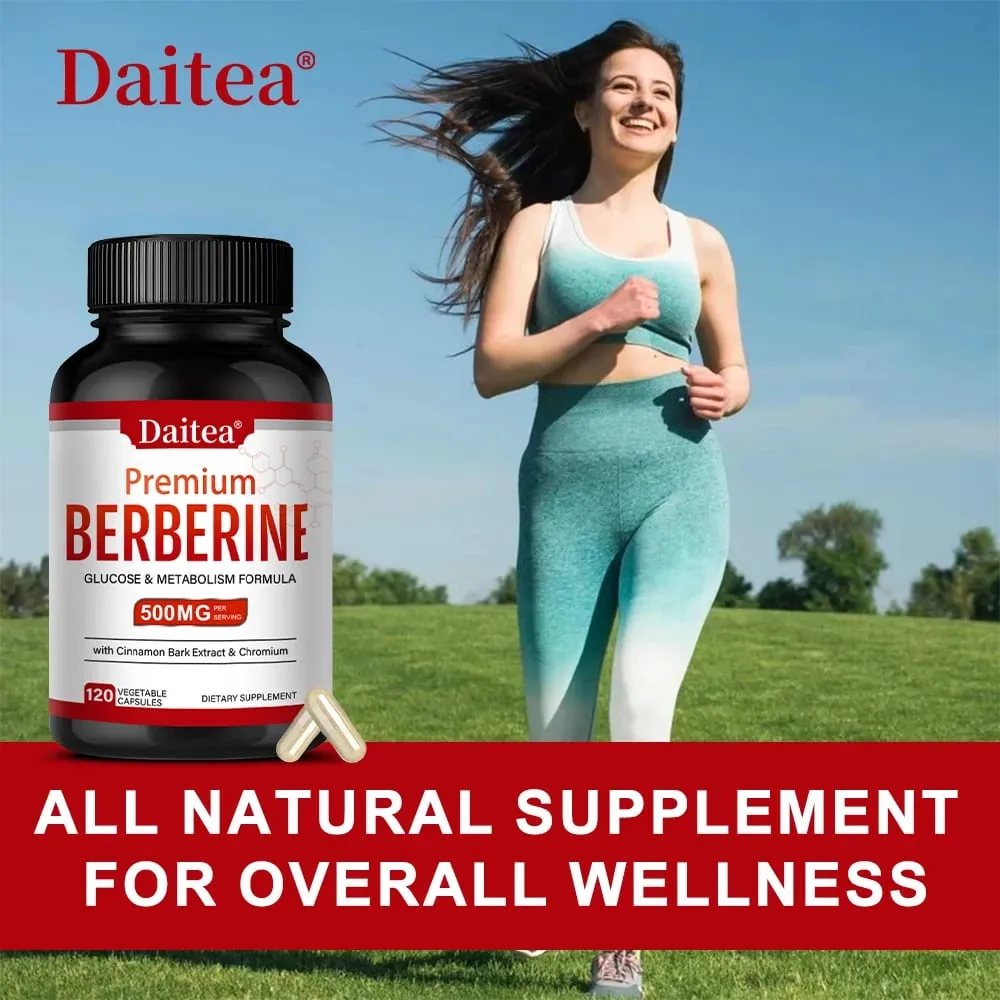 Berberine HCL 500mg Κάψουλες με Κανέλα Αντιοξειδωτική Υποστήριξη Καρδιά Μεταβολικό Καρδιαγγειακό Πεπτικό & Ανοσοποιητικό Υγεία — image 6