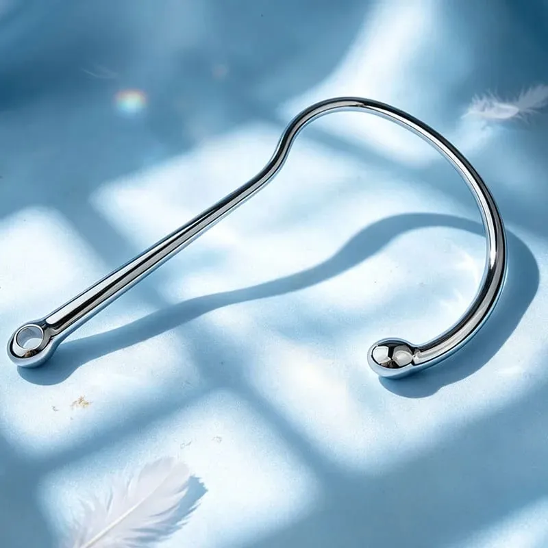 Metal Anal Hook Big Butt Plug Pharaoh's Snake Staff Prostate Massage Anus Masturbation Adult Sex Toys for Men Gay AnalPlug — image 4