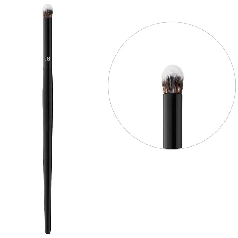 PRO Black Eye Crease Shadow Brushes 18 26 Υψηλής ποιότητας Soft Synthetic Blending Cosmetics Beauty Brush Tools — image 8