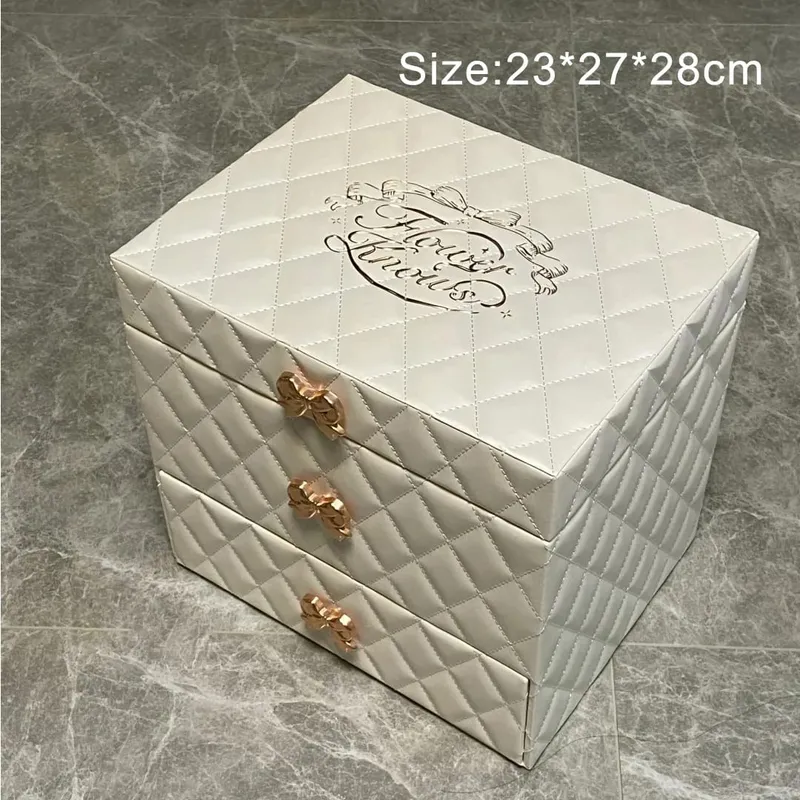 Flower Knows Knight Unicorn Storage Box Organizer Μακιγιάζ Αποθήκευση καλλυντικών Desktop Organizer Vanity Cute Aesthetic Fantasy — image 7