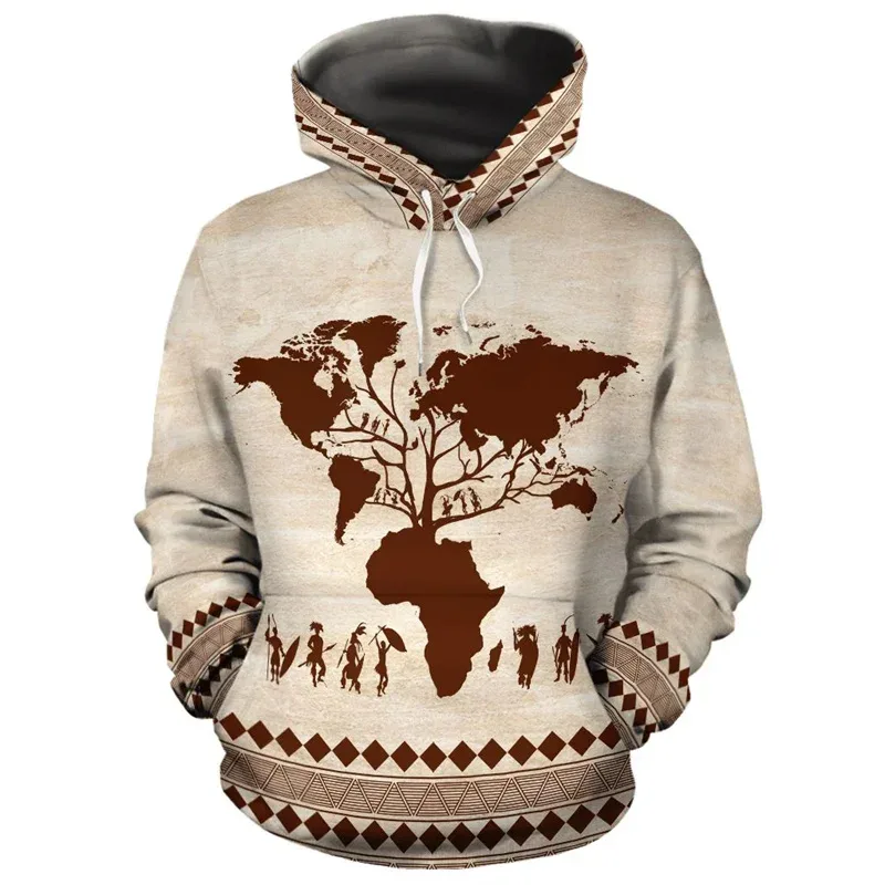 African Ethnic Tribes Unique Graphic Hoodie For Men Ethnic Printed Clothing Hooded Coat Loose Harajuku Street Vintage Hoodies — image 20