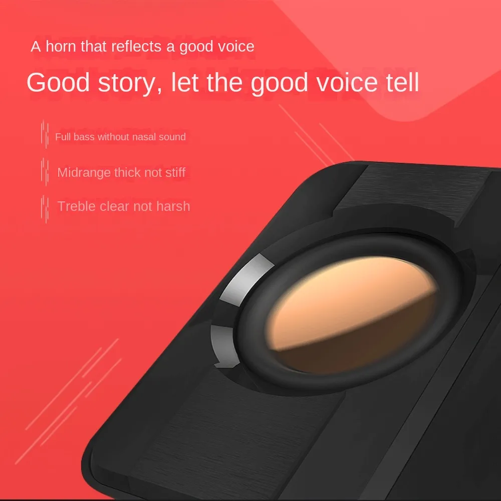 Line control speaker 3D surround laptop home theater portable high volume subwoofer speaker — image 3