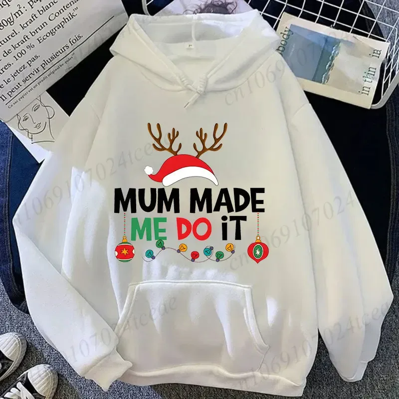 Par julmatchande huvtröjor Set I Don't Do Matchande juldräkter Tryck Sweatshirts Jul Familjefest Matchande toppar