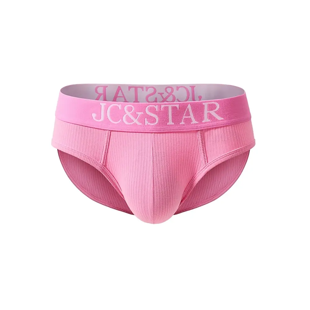 Athletic High Cut Design Mga Panloob na Panloob ng Sexy na Lalaki Mga Panloob na Panloob na Ribbed Cotton Sports Comfort Men Bikini Slip Panlalaking Tanga Briefs — image 15