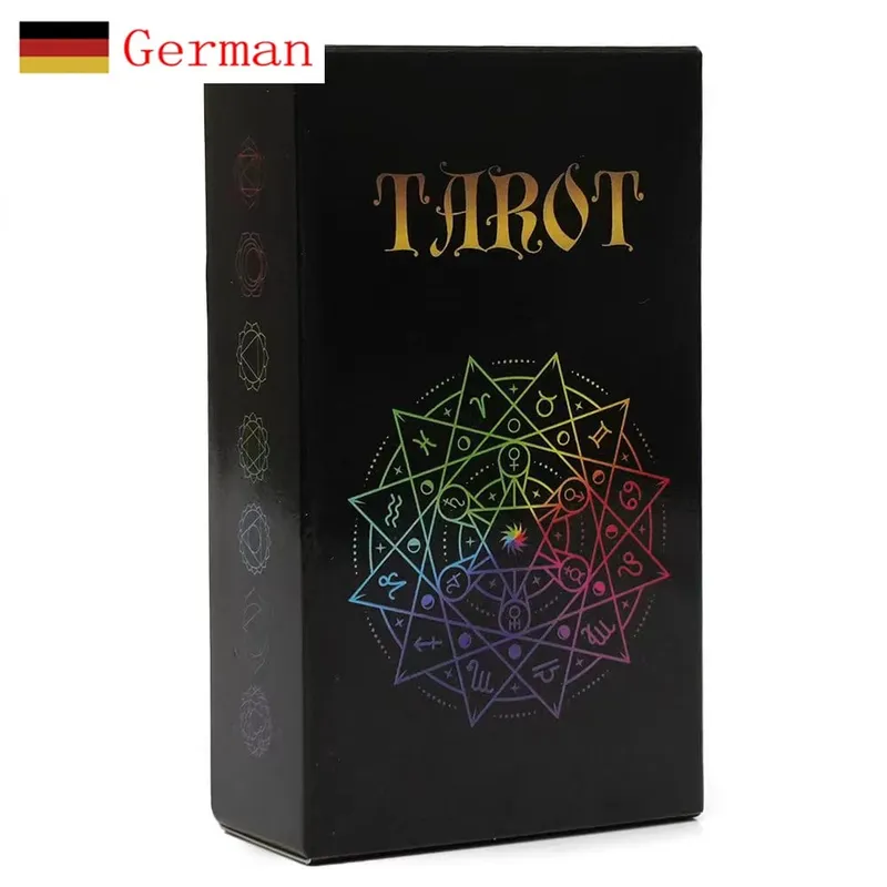Γερμανικά 78 τμχ Das Schamanische Seelen Orakel Tarot Deck Prophecy Divination Comics Κάρτες Ταρώ Family Party Επιτραπέζιο παιχνίδι