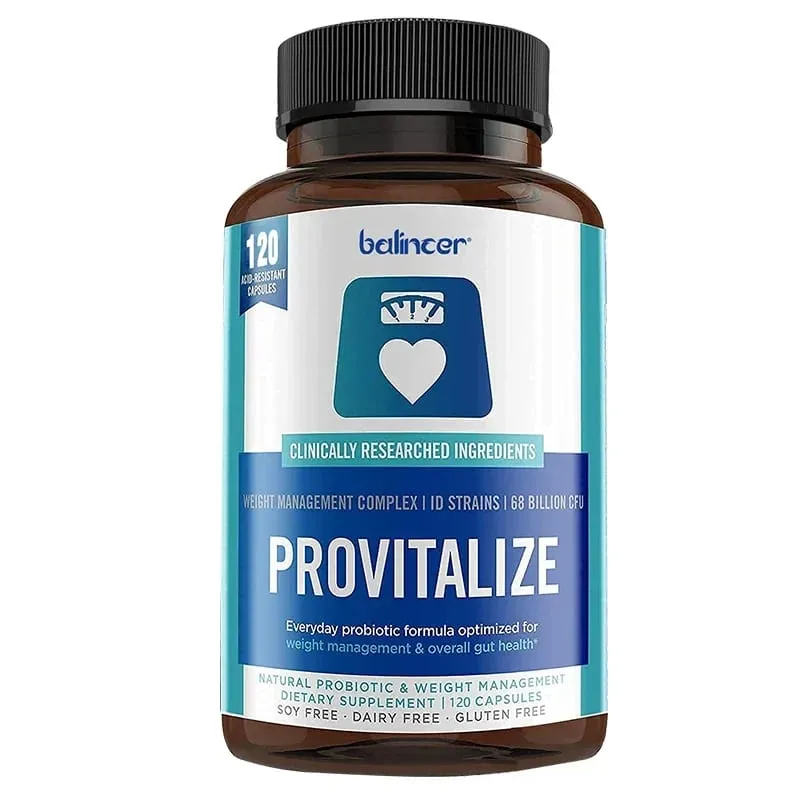 Provitalize Capsules - Women Probiotics + Moringa Weight Management Immune Health & Gut Health Support 30/60/120 Caps