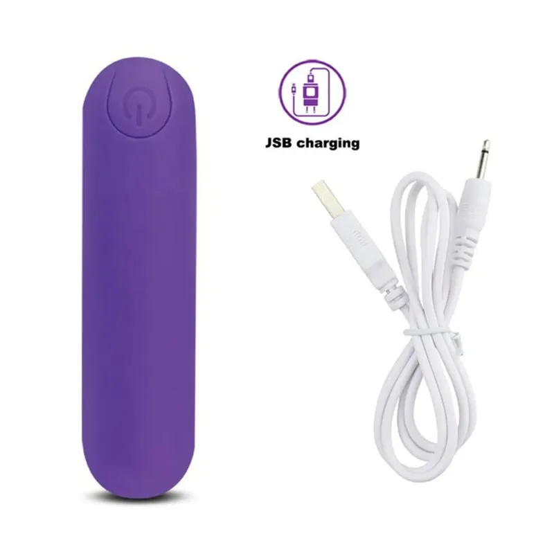 Powerful USB Charge Bullet Vibrator Clitoris Stimulator G-Spot Vagina Massage Adult Erotic Sex Toys For Woman Female Masturbator — image 15