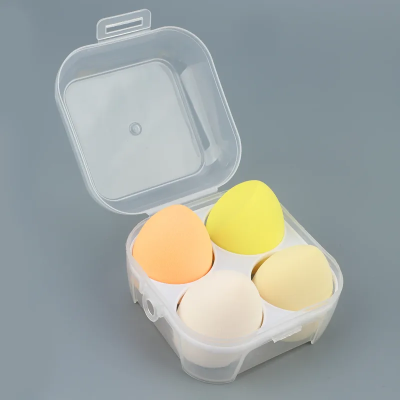 4/8db kozmetikai puff smink szivacs turmixgép Beauty Egg Soft alapozó szivacsok púderpuff női smink kiegészítők szépségápolási eszközök — image 9