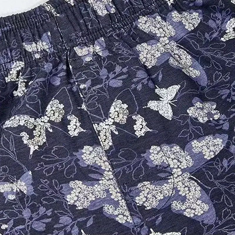 4Pcs Set Of Men's Personalized Butterfly Printed Flat Angle Pants, Loose Breathable Elastic Aro Pants, Men's Casual Underwear — image 9