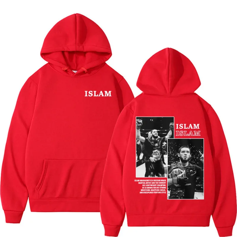 Dagestan Russian Islam Makhachev Cover Hoodie Men's Fashion Violence Aesthetic Sweatshirt Casual High Quality Hoodies Streetwear — image 11