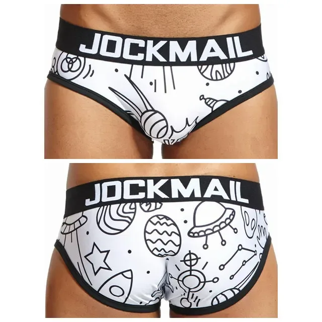 Mapaglarong masaya Sexy Men Underwear Print Underpants Ice silk Briefs Cueca Gay Male Panties Slip 21 Pattern design Shorts — image 49