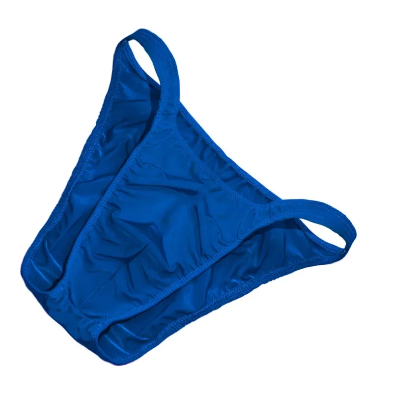 Ice Silk U Pouch Men Underwear Low Waist Bulge Briefs Male Seamless Bikini Slips Hombre Breathable Exotic Lingerie