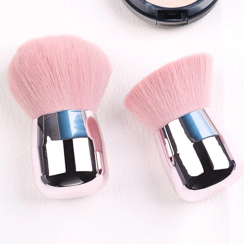 1/2 pièces moelleux poudre libre Blush pinceaux Portable MINI luxe maquillage brosse voyage cosmétique maquillage outils pour femmes filles — image 5