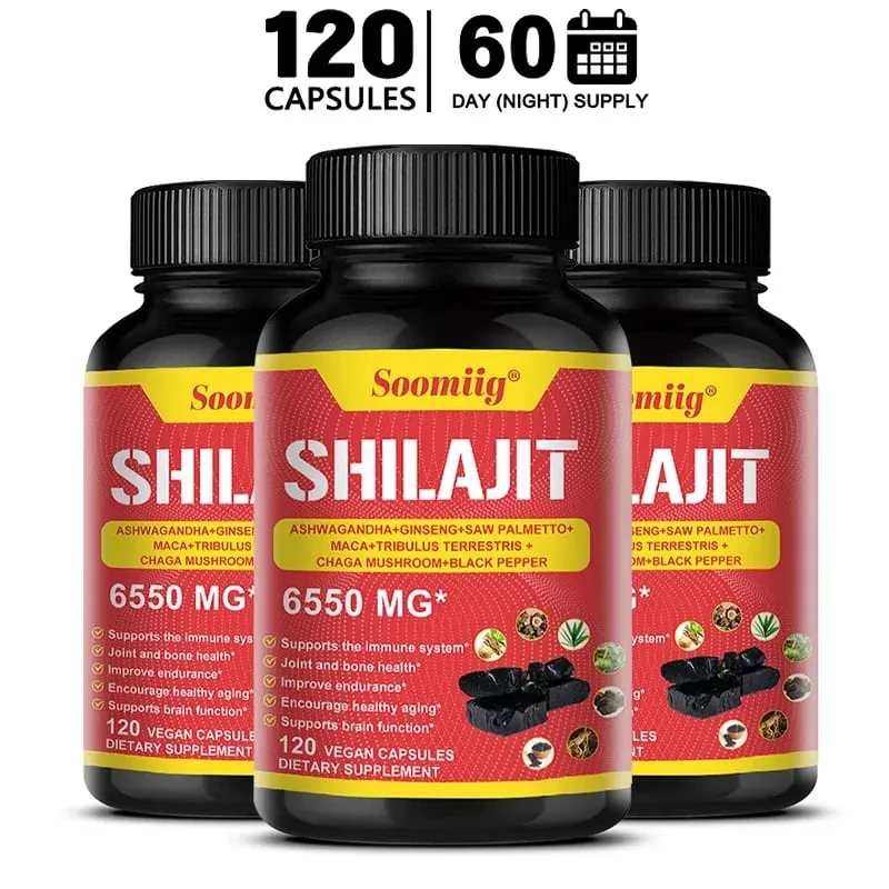 Tiszta Himalájai Shilajit kapszula – Támogatja a csontok és ízületek egészséges öregedését, javítja az állóképességet és az izmok helyreállítását — image 8
