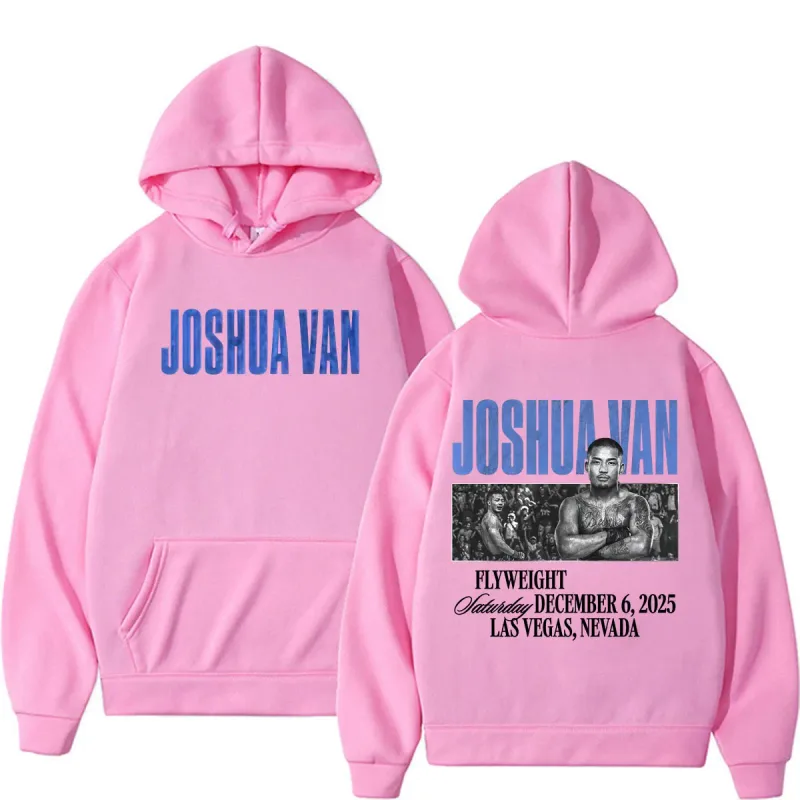 Joshua Van Hadiah Penggemar Tak Takut Hoodie Pakaian Pria Kaus Estetika Kekerasan Kasual Pullover Hoodie Bulu Penghangat Tubuh — image 12