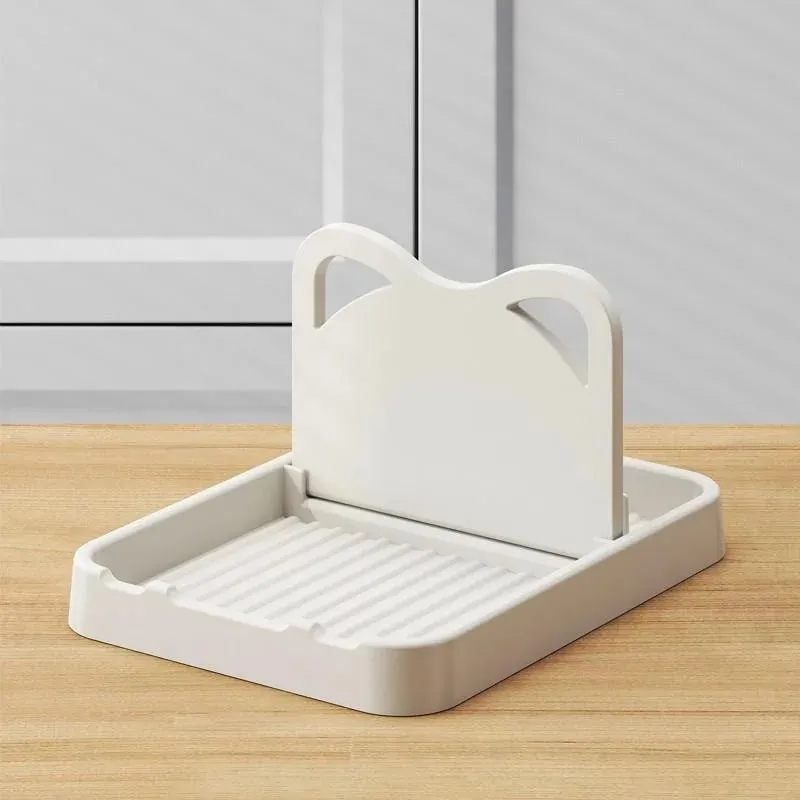 Többfunkciós serpenyős edény fedél tartó állvány állvány kanál tartó edény fedél Spatula leves kanál tároló polc konyhai kiegészítők — image 8