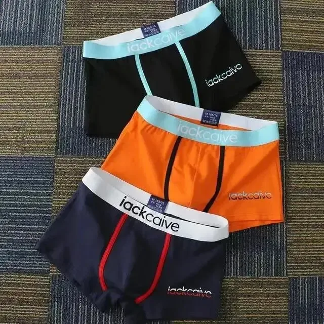 3st Herrtrosor Bomull Herrunderkläder Boxers Andas Man Boxertryckta kalsonger Bekväma shorts Herrunderkläder M-3XL — image 32