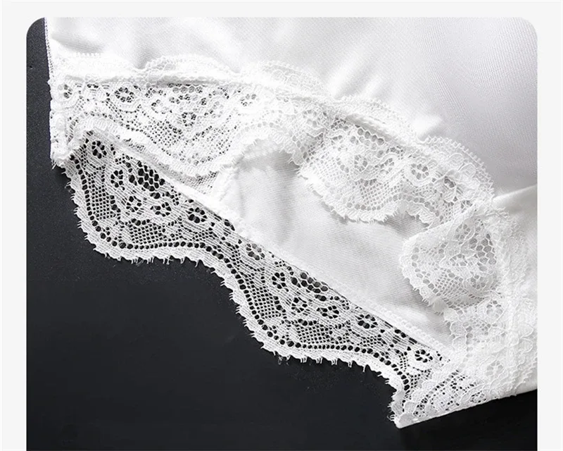 adults 18 plus Satin Sexy men's underwea lace 3D pocket cuecas masculino bow calzoncillos hombre elasticity sexys shopping tøy — image 11