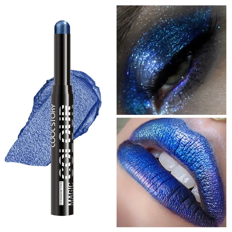 2 σε 1 Eyeshadow Lipstick Stick Pencil Waterproof Glitter Brighten Matte Eye Shadow Makeup Pigment Eyeshadow Pen — image 10