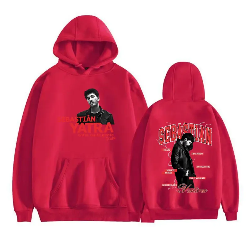 Sebastian Yatra Entre Tanta Gente Tour 2026 Sweatshirts Men Women Fashion Gothic Hoodie Vintage High Quality Pullover Streetwear — image 12