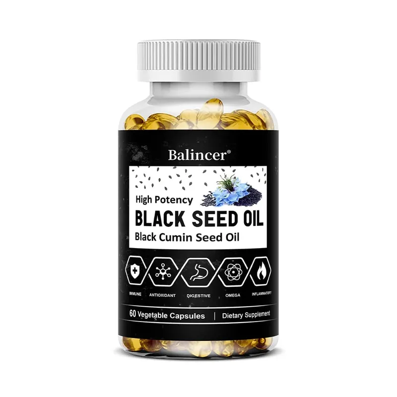 Black Seed Oil Capsules Supports Overall Health | Boosts Immune System Improves Digestion Antioxidant Non-GMO Gluten-Free — image 9