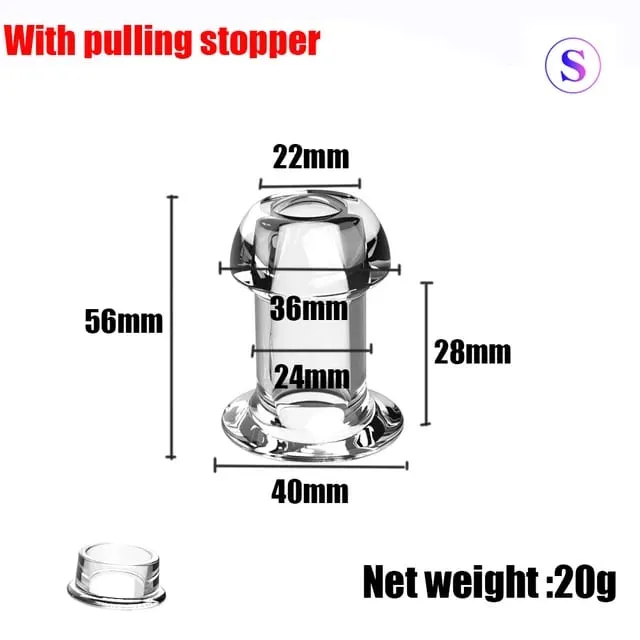 Κοίλο πρωκτικό βύσμα με πώμα Vagina Anus Dilator Speculum Expander Buttplug για μασάζ προστάτη σεξουαλικά παιχνίδια για γυναίκες άντρες ομοφυλόφιλοι