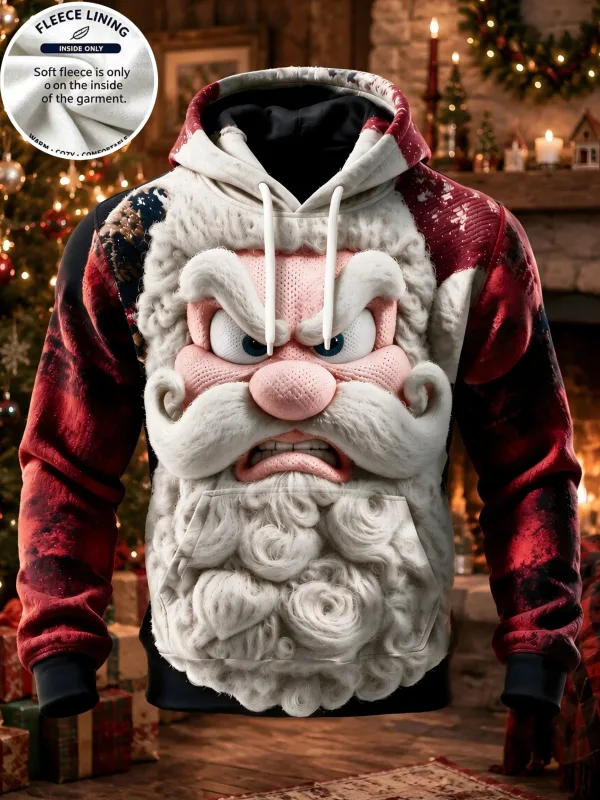 Moletom com capuz de lã com estampa 3D de ação de graças Turquia festa jantar pulôver com estampa completa manga comprida bolso canguru moletom de férias — image 14