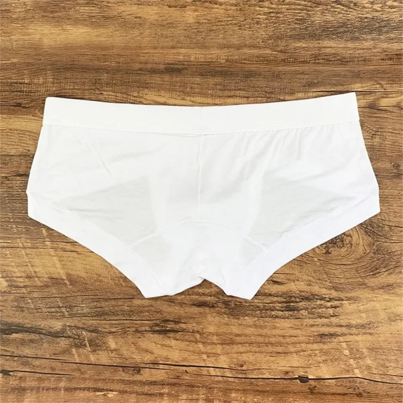 Panlalaking Sexy Modal Pink na Underwear Simple at Kumportableng U Convex Pouch Briefs Low Waist Slim Fit Plus Size Panlalaking Panloob L-XXXL — image 12