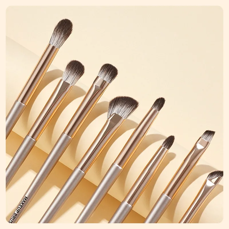 8 PCS Makeup Brushes Set Eye Shadow Women Cosmetic Brush Eyeshadow Blush Beauty Soft Make Up Tools Bag — image 2