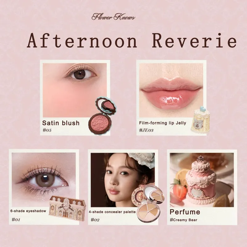New Arrive Flower Knows The Sweetie Bear Collection Mini Setting Powder Cookie בושם וג'ל ועיפרון גבות כפולים — image 16