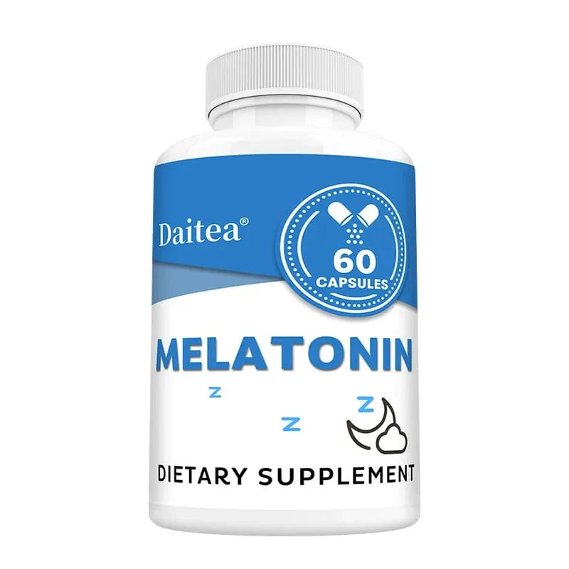 Melatonin Supplement Capsules 5 Mg - Natural Sleep Support Relaxation and Calmness Promotes Sleep Quality — image 9