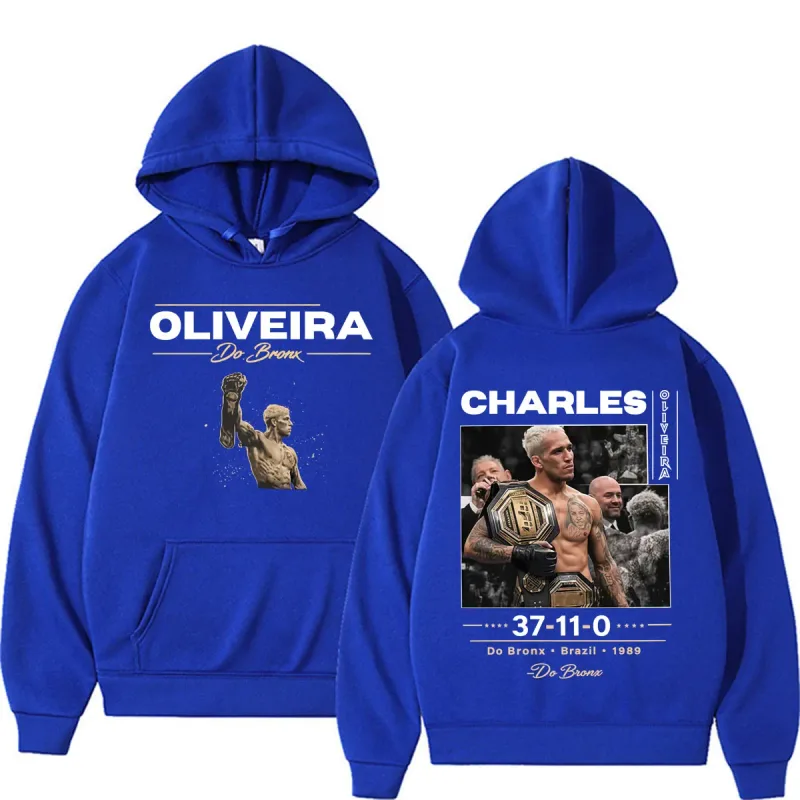 Do Bronx Brazil Charles Oliveira Graphic Sweatshirts Men Women Fashion Harajuku High Street Hoodies Cozy Fleece Oversized Hoodie — image 10