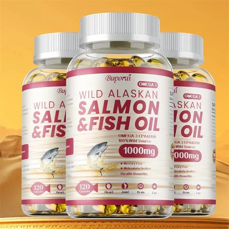 Lazac halolaj – EPA+DHA-ban gazdag támogatja az ízületek agy- és szem egészségét, javítja az immunfunkciót és antioxidáns — image 1